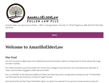 Tablet Screenshot of amaelderlaw.com